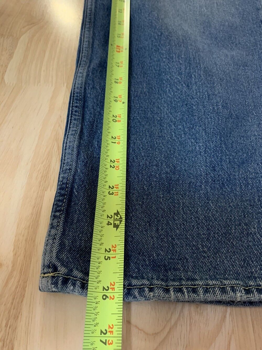Free Assembly Women's Size 10 Dark Blue Crop Wide Leg Jeans - Picture 4 of 12